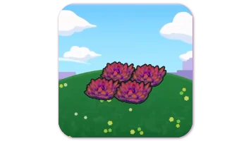 Elevated red tall grass