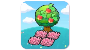 Tree-shaded pink tall grass