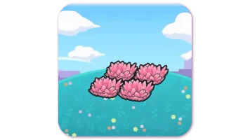 Elevated pink tall grass