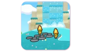 Illuminated waterfall