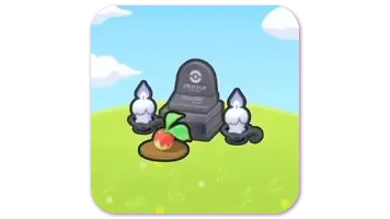 Creepy grave offering