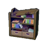 Broken bookcase