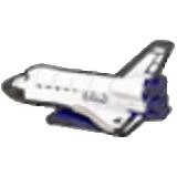 Model space shuttle